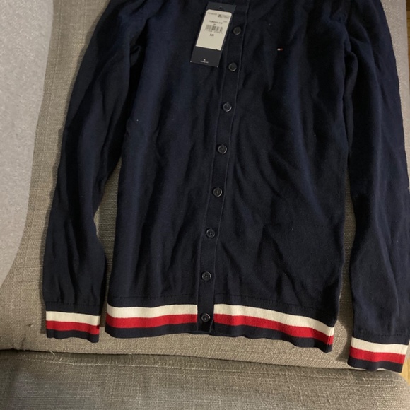 SOLD - XXS Tommy Hilfiger Button Sweater - Picture 2 of 4